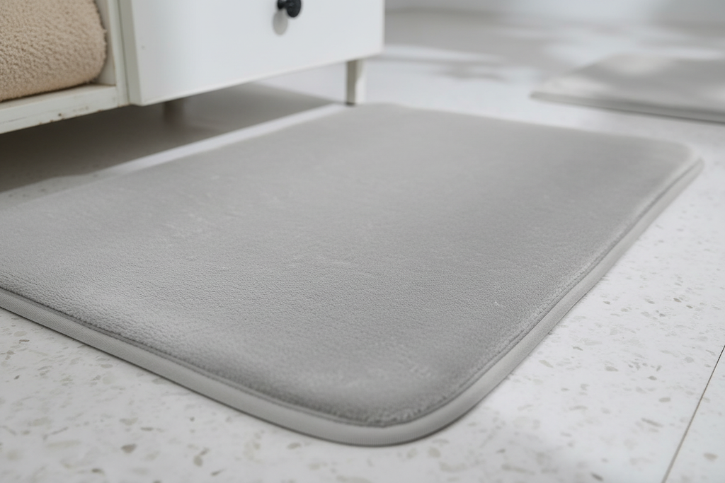 Velvet Bath Rug Set - Texture Detail