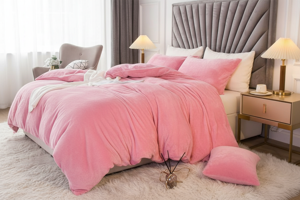 Plush Velvet Duvet Cover Set - Hero Shot